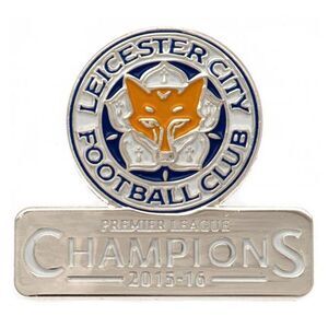 Leicester City FC Champions Badge / Multi Colored